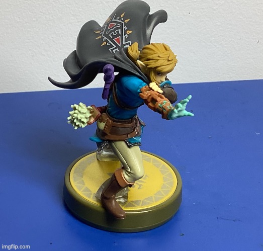 It finally arrived! | image tagged in zelda,amiibo,tears of the kingdom,link | made w/ Imgflip meme maker