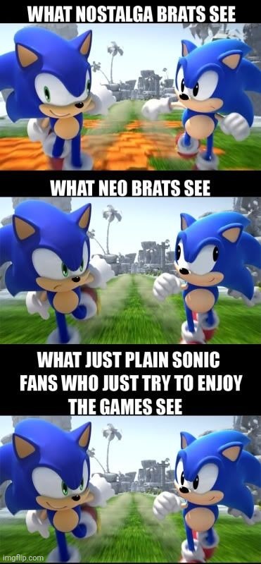 I can't unsee the derpy classic sonic | made w/ Imgflip meme maker