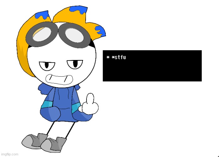 Bro flipped you off :skull: | made w/ Imgflip meme maker