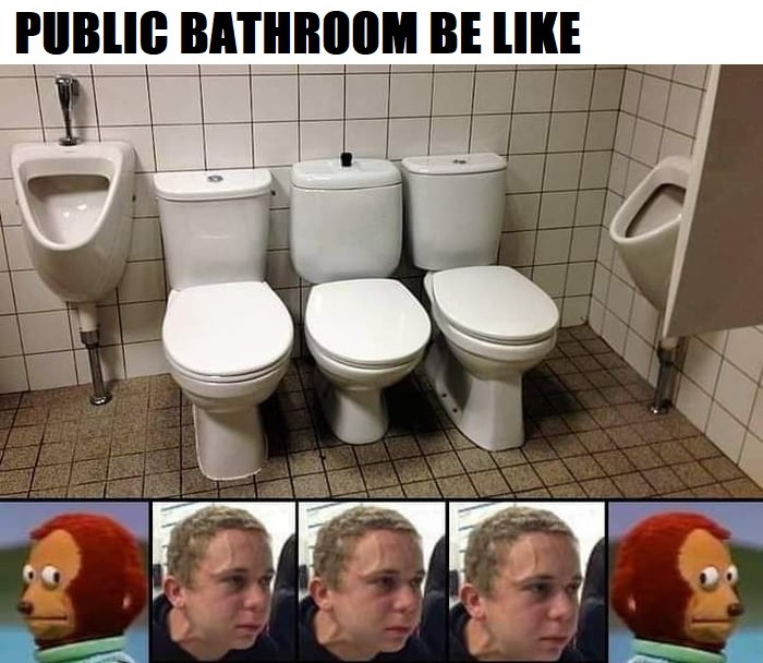 bathroom Blank Meme Template