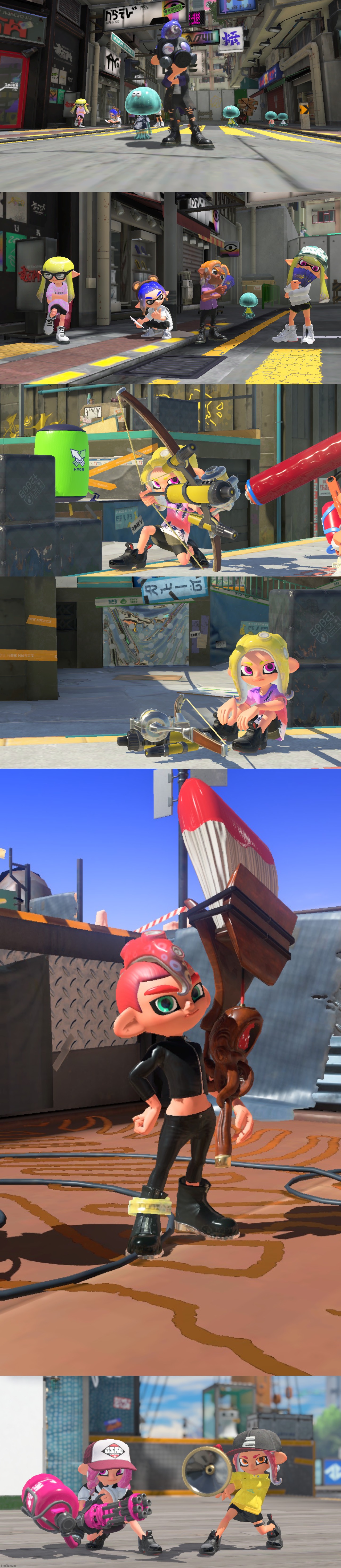 Just some pictures I took while playing Splatoon. | made w/ Imgflip meme maker