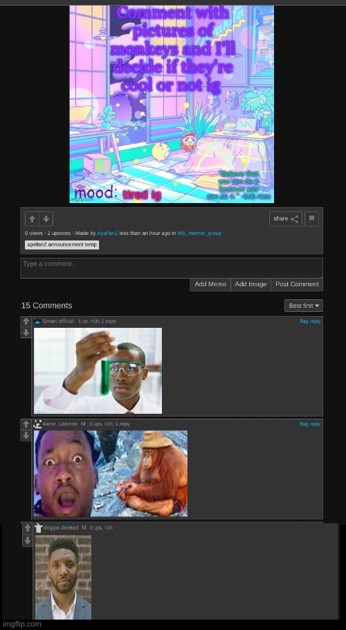 really cool monkeys | made w/ Imgflip meme maker