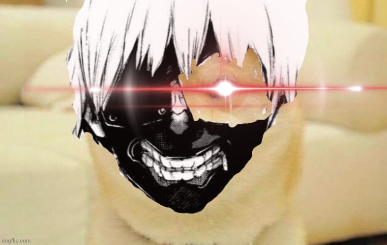 Kaneki doge | image tagged in kaneki doge | made w/ Imgflip meme maker