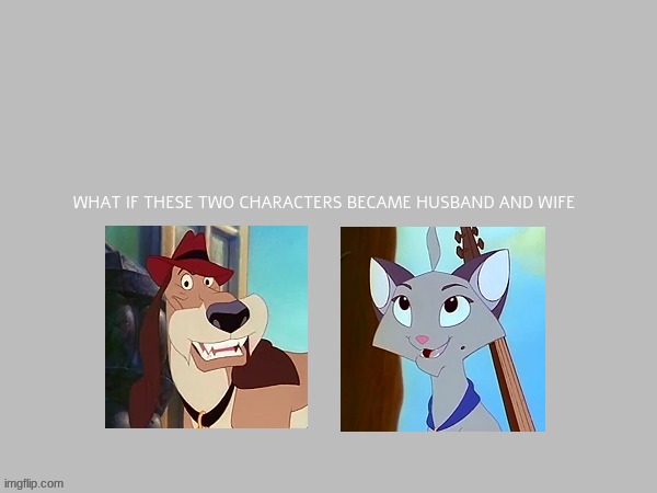 what if buster and gwendolyn became husband and wife | image tagged in shipping | made w/ Imgflip meme maker