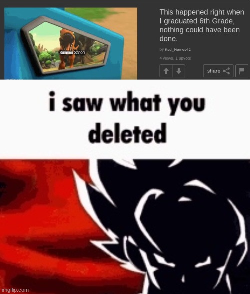 image tagged in i saw what you deleted | made w/ Imgflip meme maker