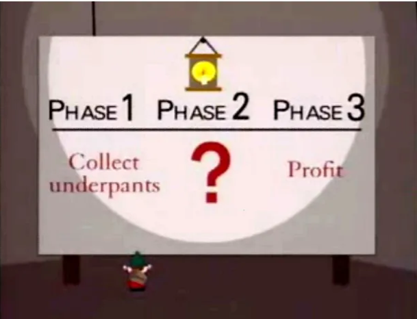 High Quality Gnomes Profit plan JPP South Park Funny Blank Meme Template