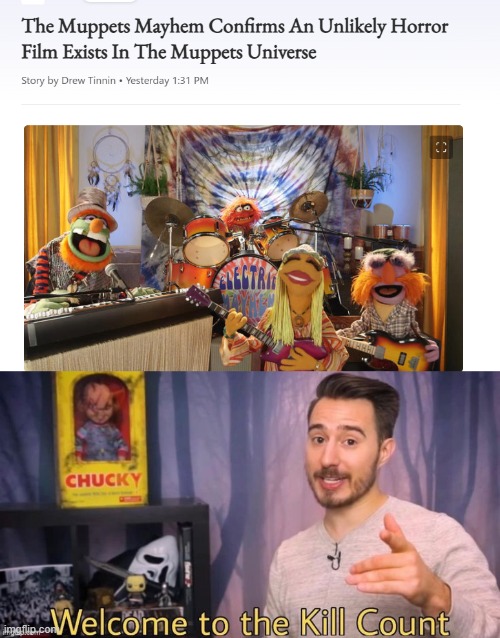 image tagged in dead meat,muppets | made w/ Imgflip meme maker