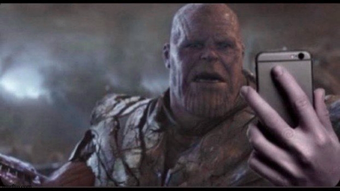 Thanos phone | image tagged in thanos phone | made w/ Imgflip meme maker