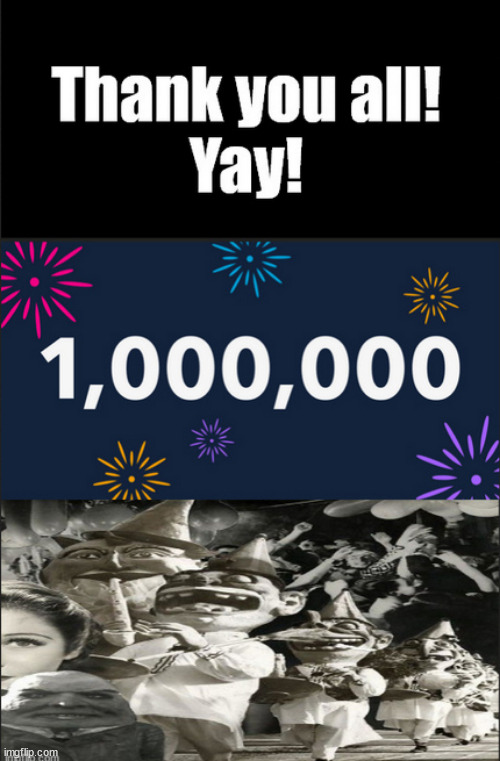 1,000,000 TY! | image tagged in memes,middle school | made w/ Imgflip meme maker