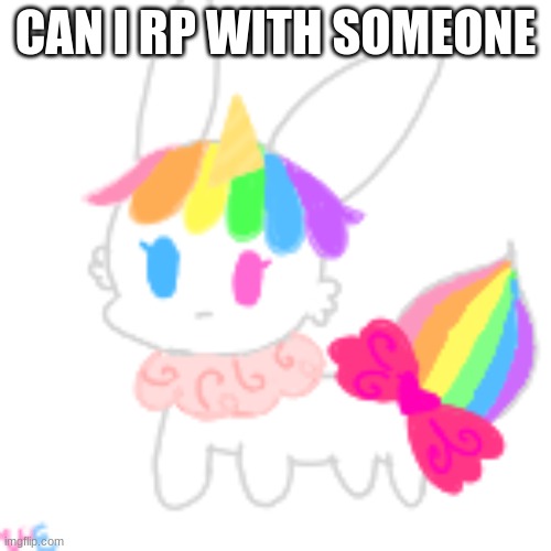 im bord | CAN I RP WITH SOMEONE | image tagged in chibi unicorn eevee | made w/ Imgflip meme maker