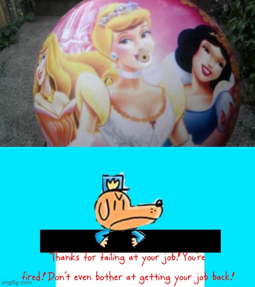 Balloon hole placement fail | image tagged in dog man thanks for failing at your job,disney,you had one job,balloon,hole,memes | made w/ Imgflip meme maker