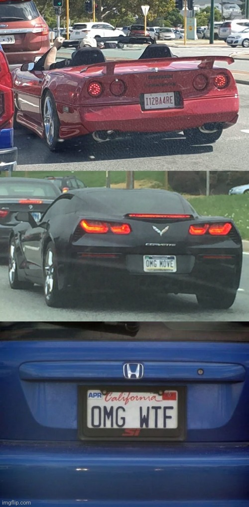 Vanity plate humor | image tagged in license plate,humor,funny,car memes | made w/ Imgflip meme maker