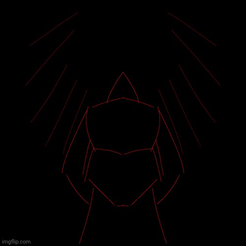 I drew this with single-line strokes and a symmetry ruler, and it actually looks really cool! | made w/ Imgflip meme maker