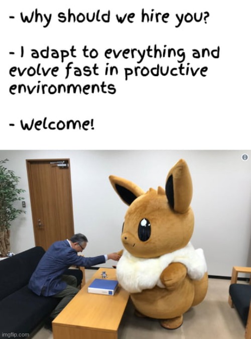 eevee working for walmart | image tagged in walmart | made w/ Imgflip meme maker