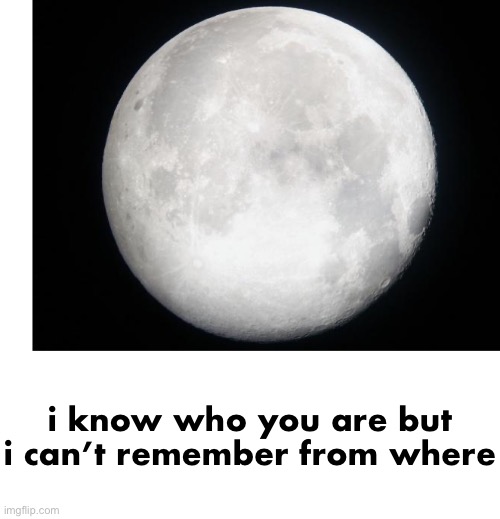 dementia moon Blank Meme Template