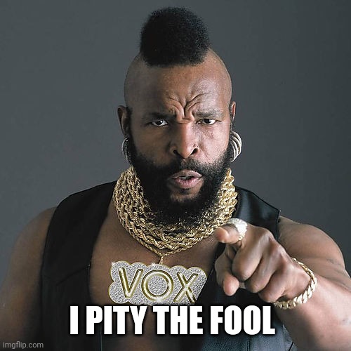 Mr T Pity The Fool Meme | I PITY THE FOOL | image tagged in memes,mr t pity the fool | made w/ Imgflip meme maker