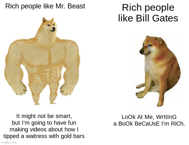 rich dog meme