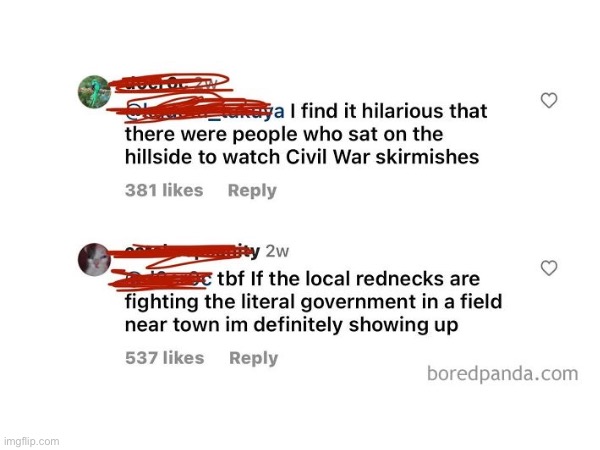 They literally brought picnic lunches and watched lol | image tagged in civil war,history memes,weird,oh wow are you actually reading these tags,thanks for reading the tags | made w/ Imgflip meme maker