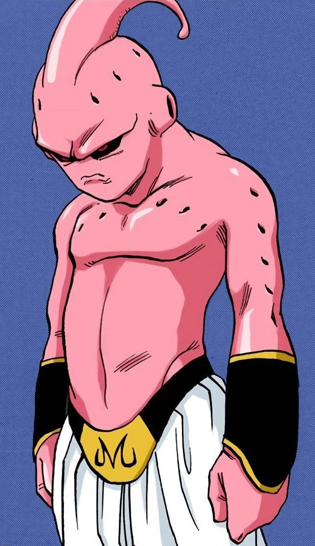 High Quality Kid Buu Blank Meme Template