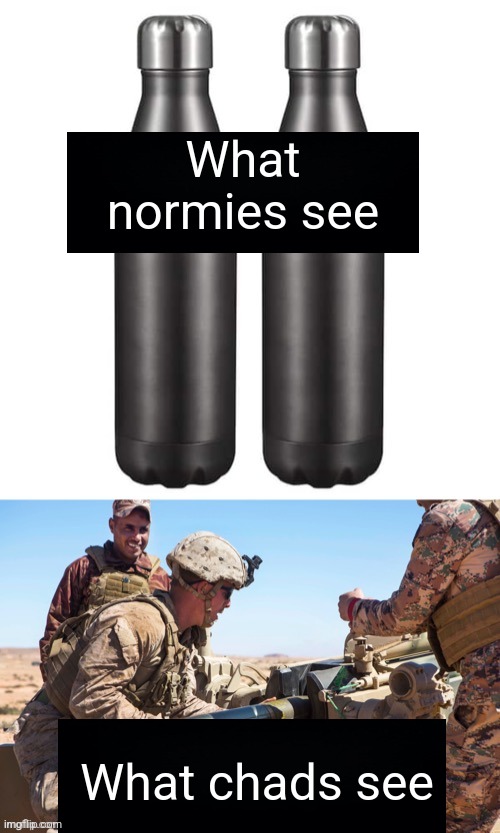 What normies see What chads see | made w/ Imgflip meme maker