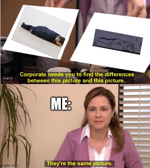 They're The Same Picture Meme | ME: | image tagged in memes,they're the same picture | made w/ Imgflip meme maker