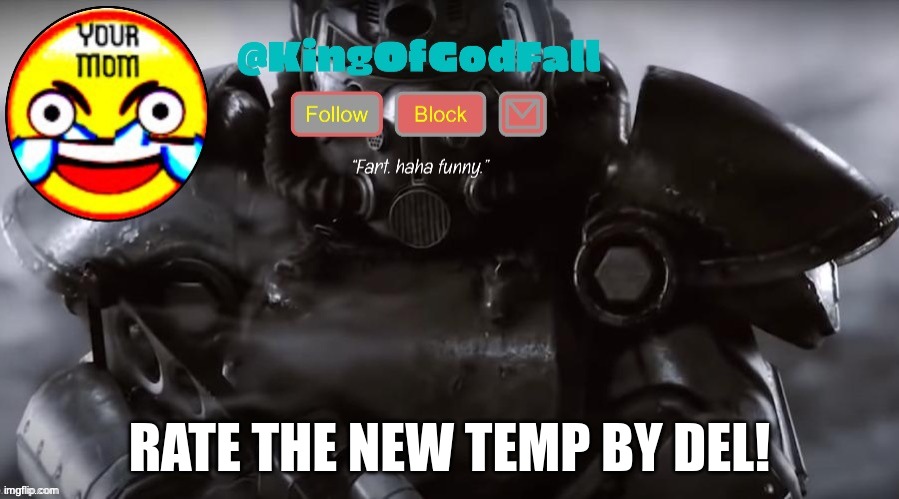 1-10 | RATE THE NEW TEMP BY DEL! | image tagged in announcement | made w/ Imgflip meme maker