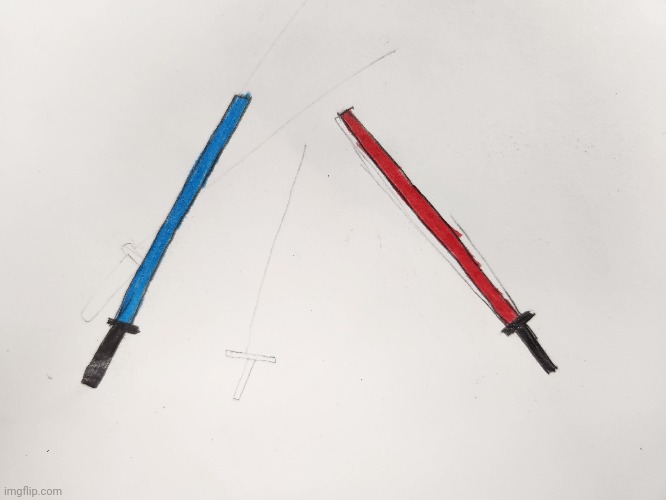 A low effort smallsaber drawing | made w/ Imgflip meme maker