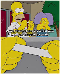 High Quality Homer simpsons fortune Blank Meme Template