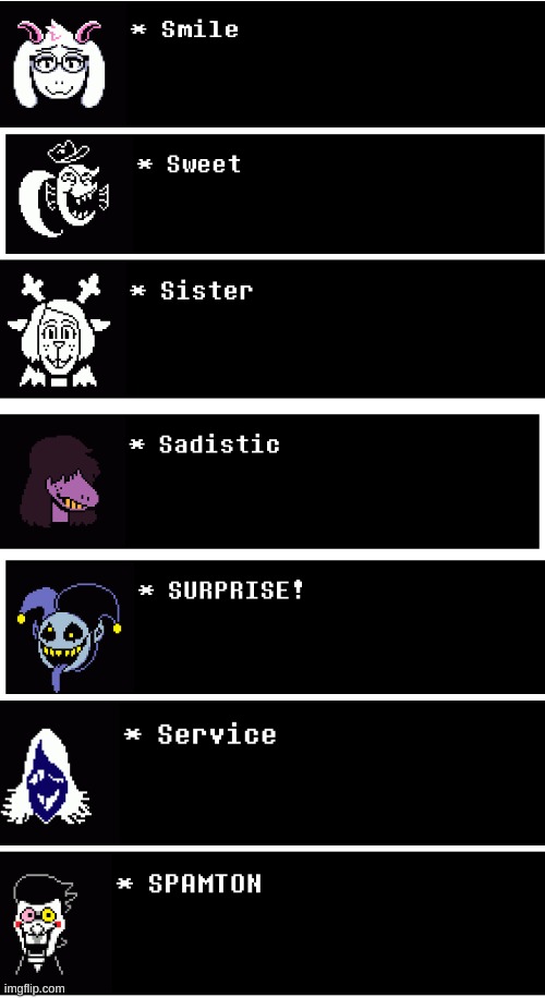 S | image tagged in undertale,deltarune | made w/ Imgflip meme maker