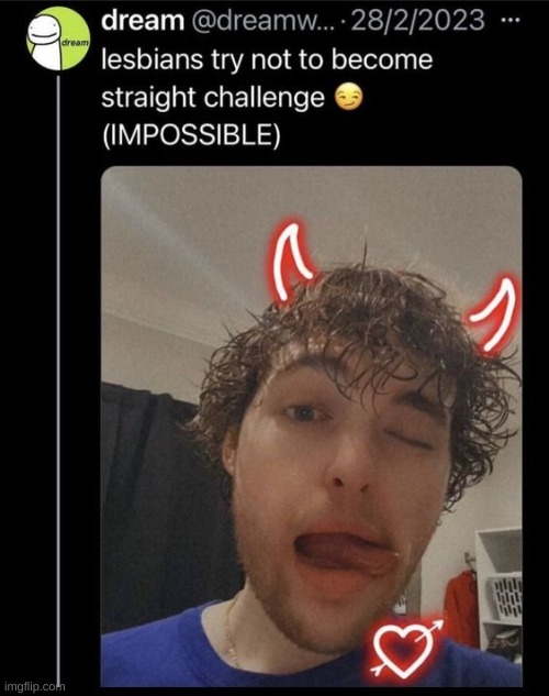 nah this makes lesbians want to stay lesbian | made w/ Imgflip meme maker