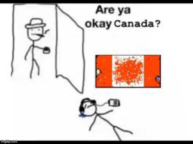 R/place did Canada dirty | image tagged in canada,r/place,place,reddit | made w/ Imgflip meme maker