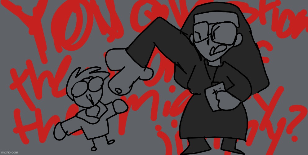 Sketchy qeustioned the words of the Mighty Jimmy | made w/ Imgflip meme maker