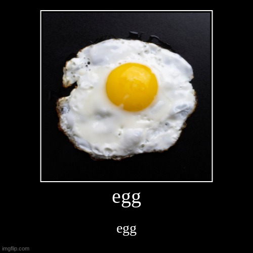 egg | egg | image tagged in funny,demotivationals | made w/ Imgflip demotivational maker