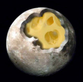 High Quality Cheesy Moon Blank Meme Template