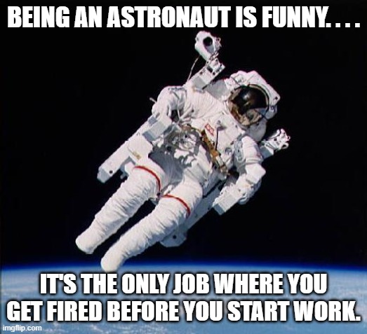astronaut on fire meme