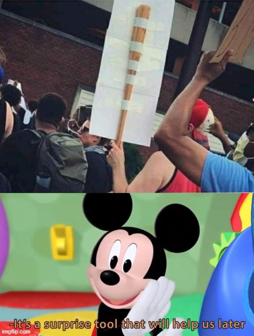 this guy with a second plan | image tagged in mickey mouse tool,funny,memes,revolution | made w/ Imgflip meme maker