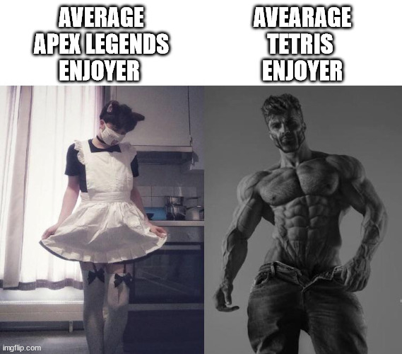 Average Chad Thundercock Enjoyer vs Average Gigachad Enjoyer - iFunny Brazil