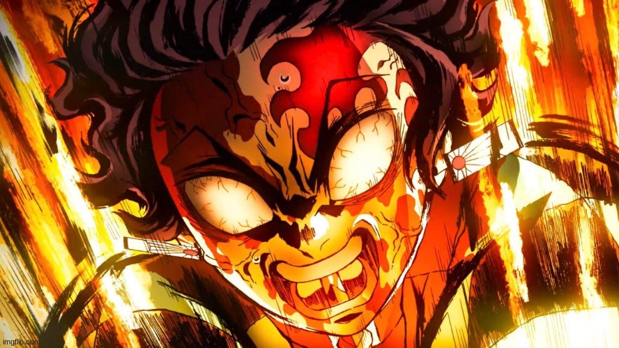 God mode tanjiro | image tagged in god mode tanjiro | made w/ Imgflip meme maker