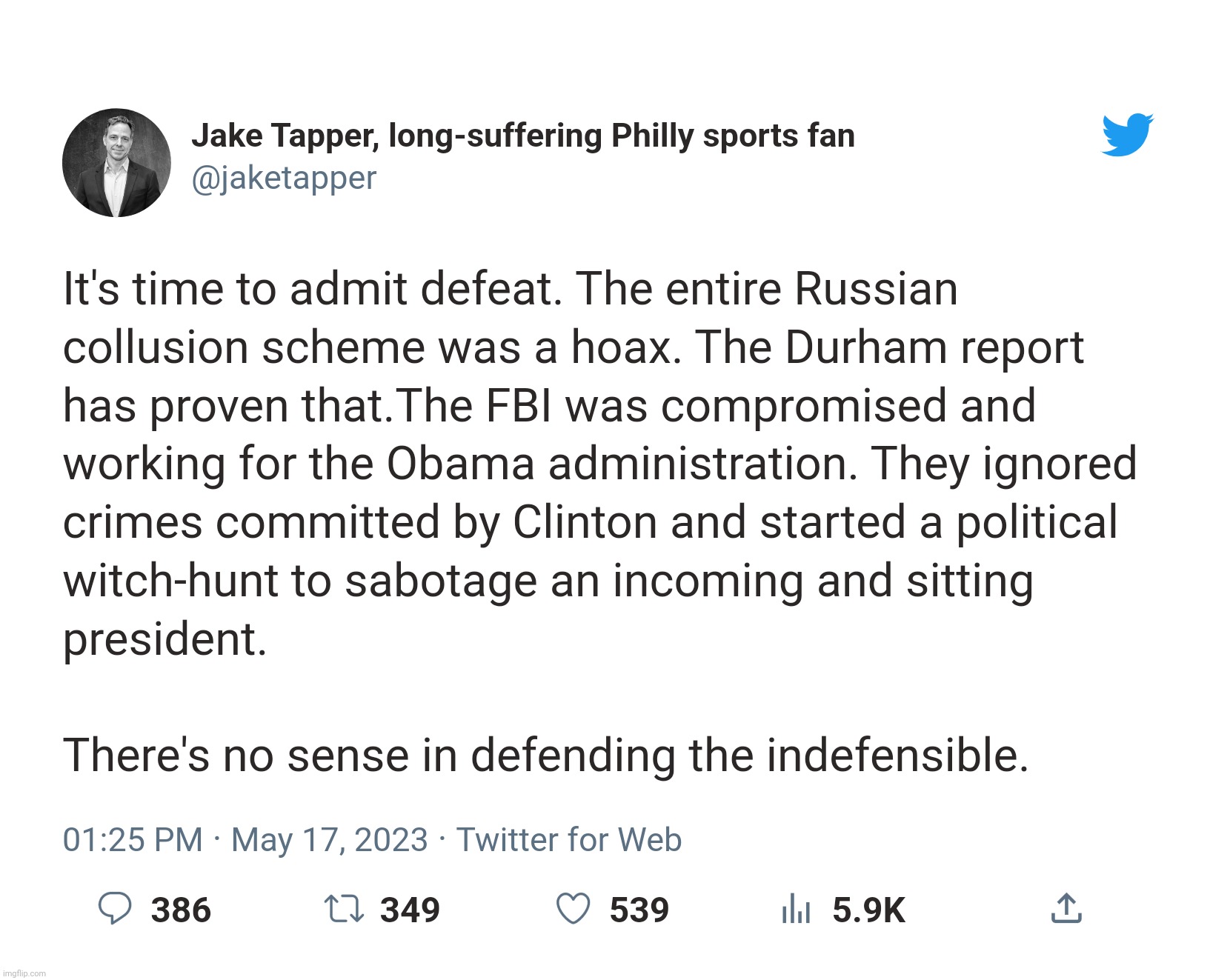 Surprisingly honest tweet from a normally irrational Liberal. | image tagged in libs_of_twitter | made w/ Imgflip meme maker