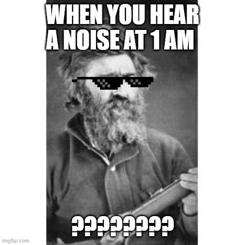 when you hear a noise | WHEN YOU HEAR A NOISE AT 1 AM; ???????? | image tagged in lol so funny | made w/ Imgflip meme maker