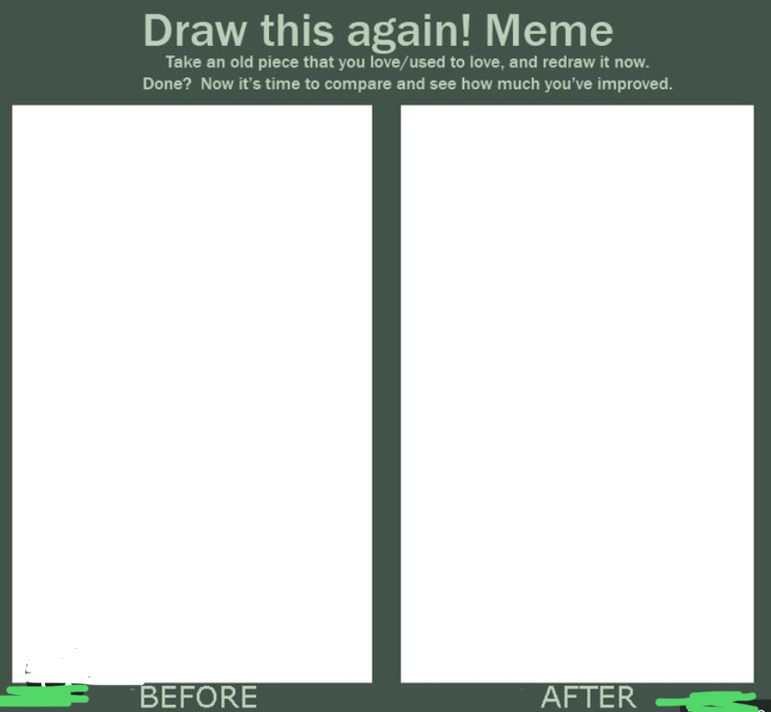 Draw this again meme Blank Meme Template