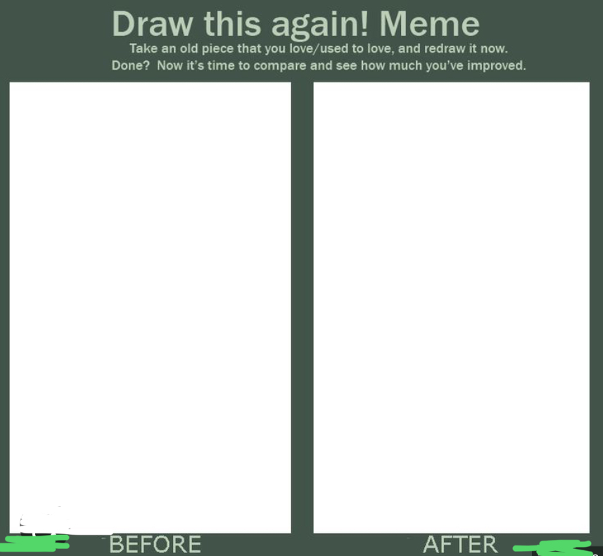 High Quality Draw this again meme Blank Meme Template