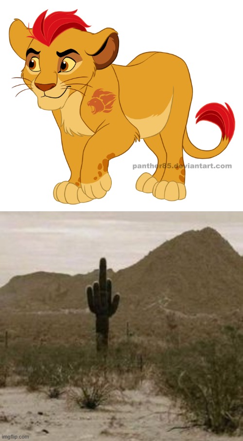 image tagged in kion transparent,cactus middle finger | made w/ Imgflip meme maker