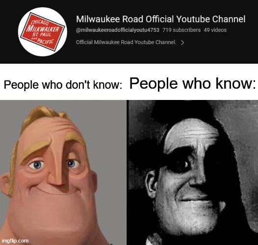 if you know you know | People who don't know:; People who know: | image tagged in traumatized mr incredible,people who don't know vs people who know | made w/ Imgflip meme maker