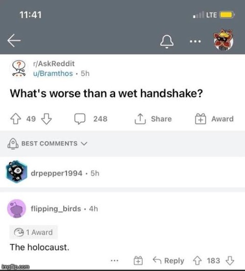 NAHHHHHH | image tagged in cursed,comments,holocaust | made w/ Imgflip meme maker