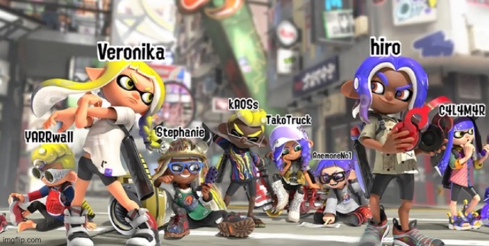 Meet the offline npcs | image tagged in splatoon | made w/ Imgflip meme maker