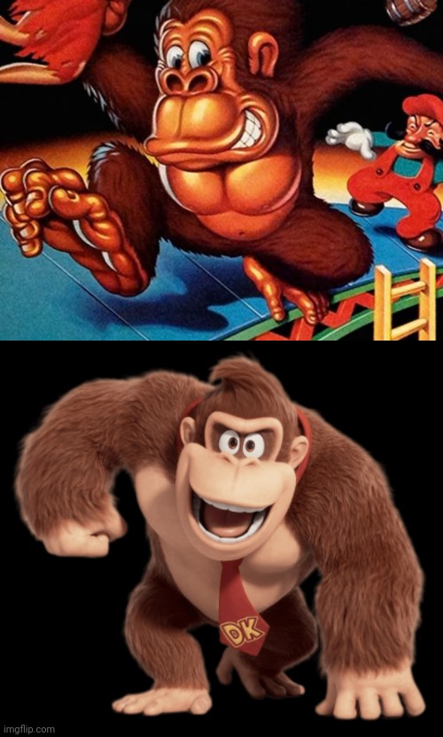 crazy how DK has changed so much yet so little | made w/ Imgflip meme maker