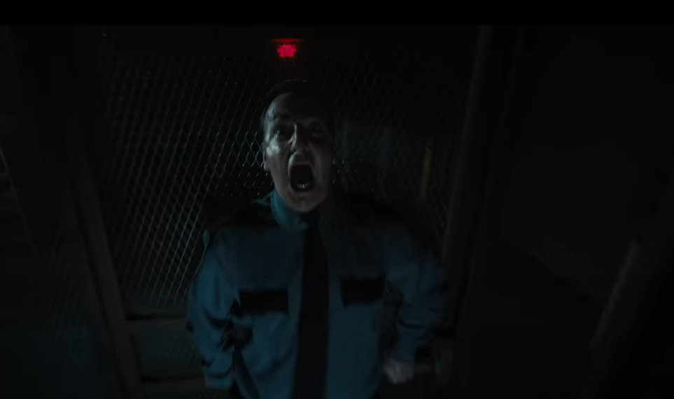 High Quality Screaming Night Guard Blank Meme Template