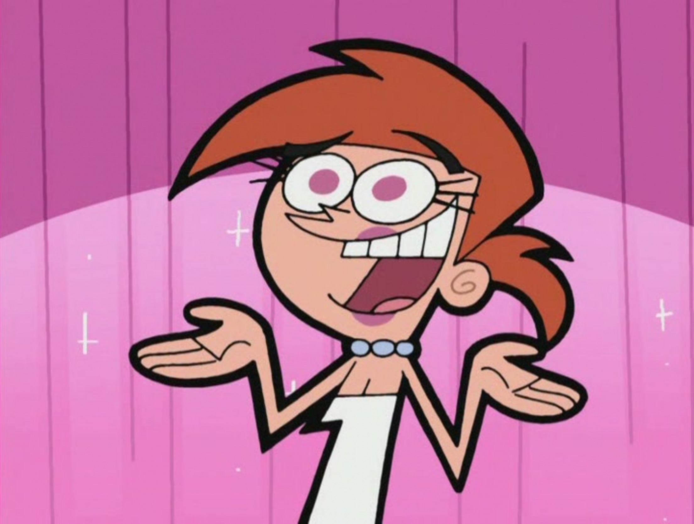 Vicky as Miss Dimmsdale from The Fairly OddParents Blank Meme Template
