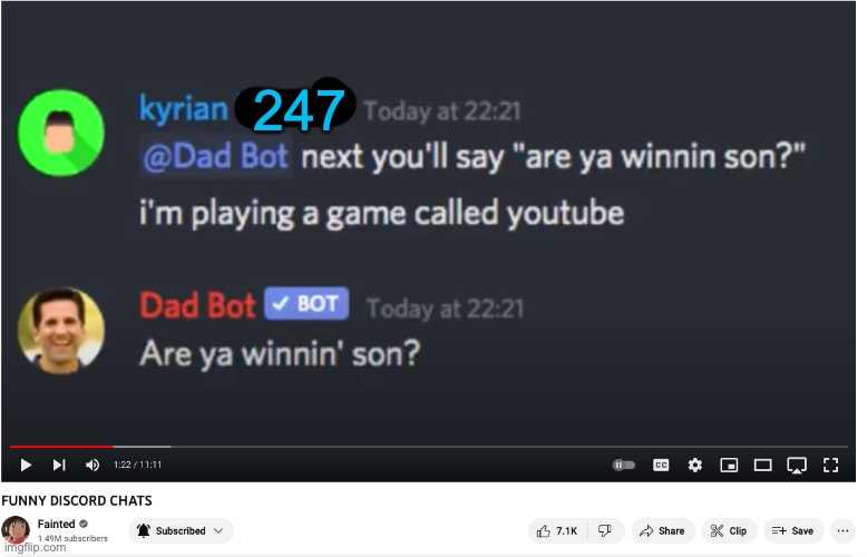I once made an appearance in this video | 247 | made w/ Imgflip meme maker